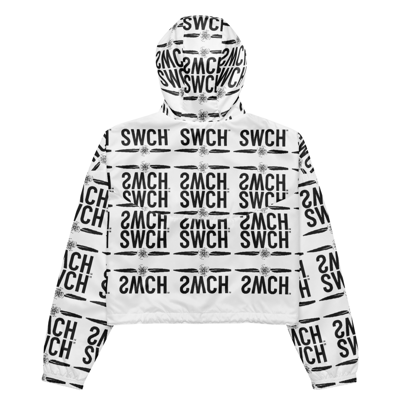 Get trendy with Women’s cropped windbreaker - SWCH PROP -  available at SWCH Store. Grab yours for £55 today!