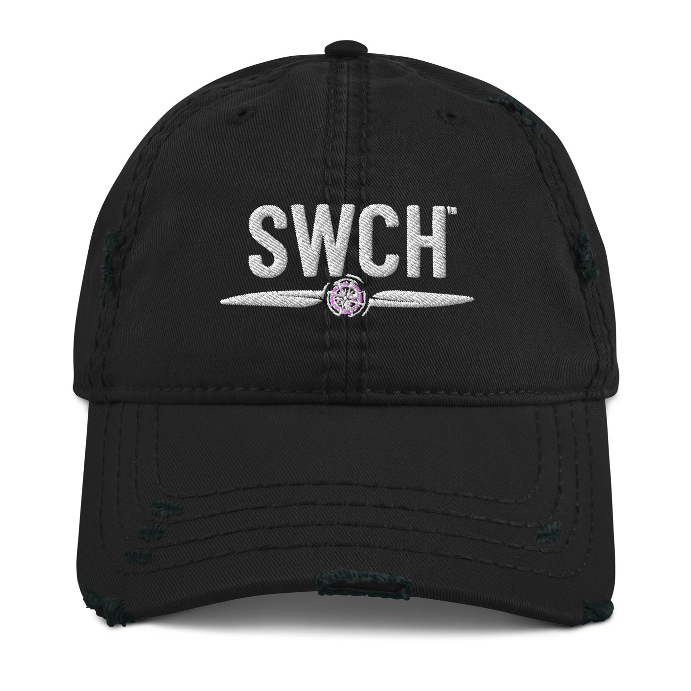 Get trendy with Distressed Dad Hat -  available at SWCH Store. Grab yours for £18.50 today!