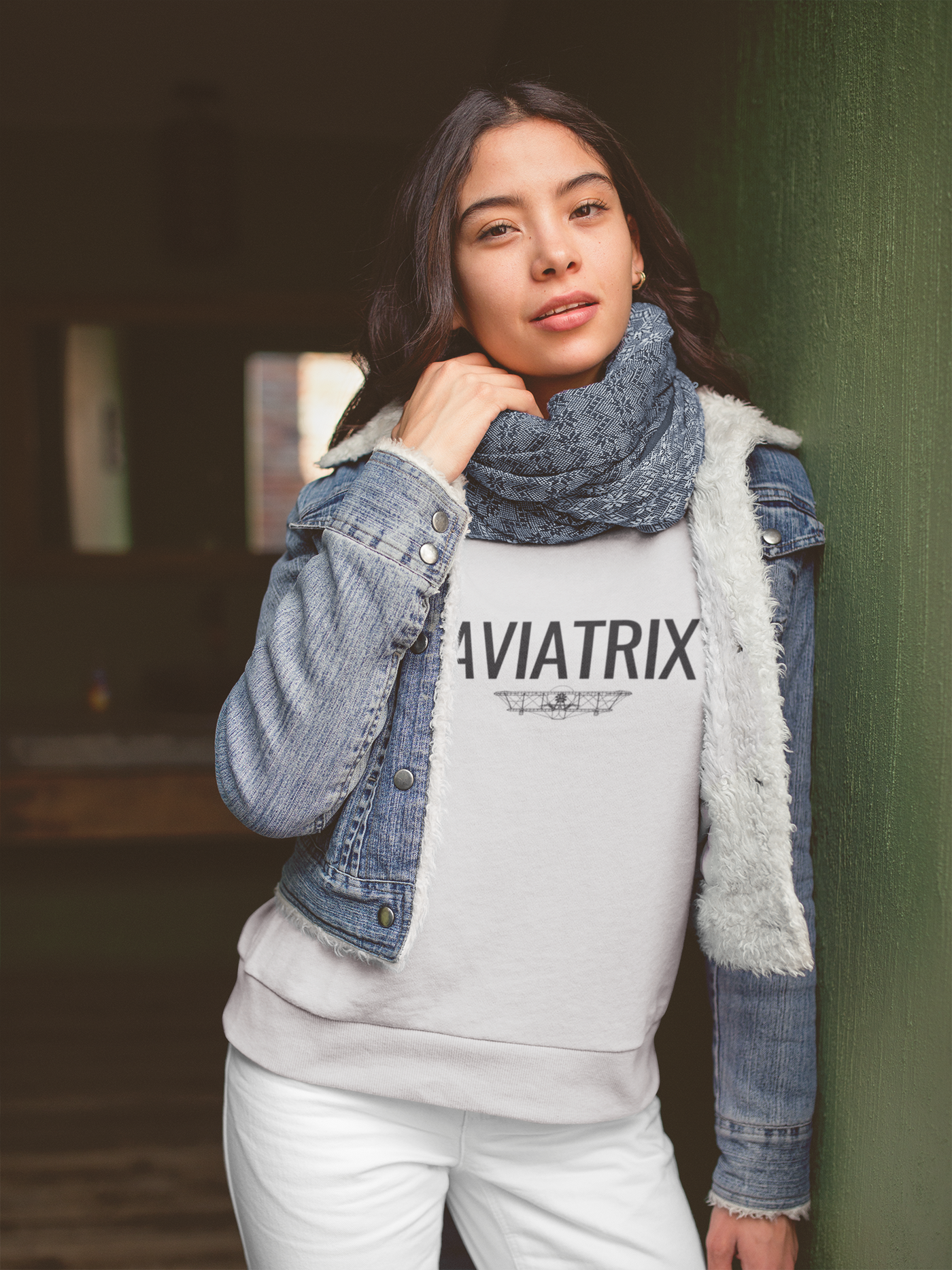 Get trendy with Unisex Aviatrix Sweatshirt -  available at SWCH Store. Grab yours for £45 today!