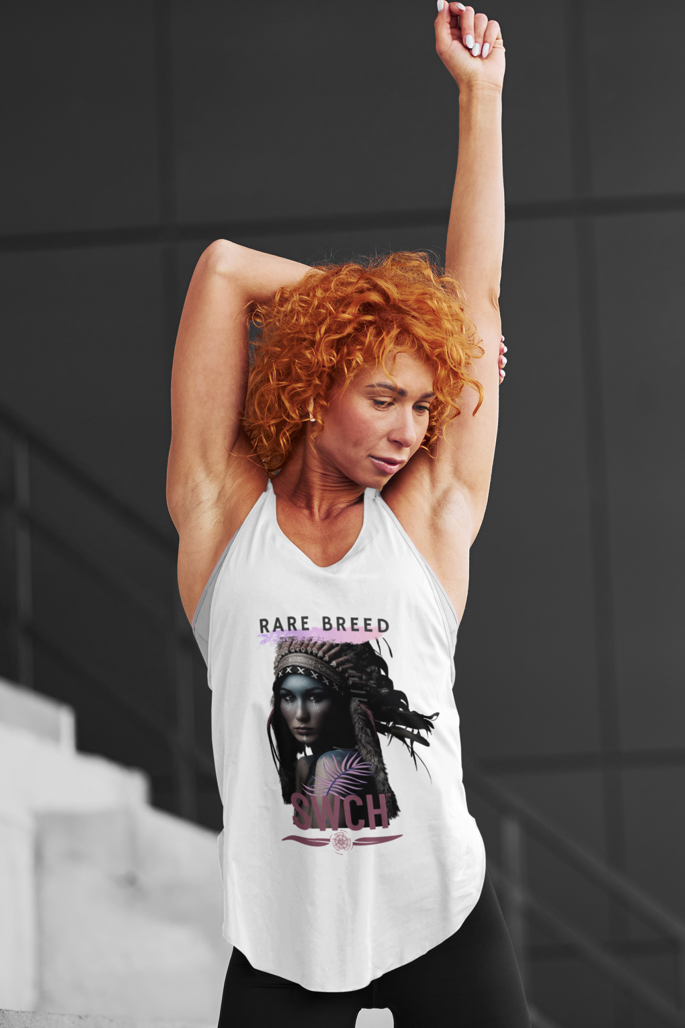 Get trendy with Women's Racerback Rare Breed Tank -  available at SWCH Store. Grab yours for £18 today!