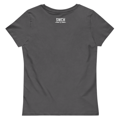 Get trendy with Women's fitted eco tee - Flying Solo -  available at SWCH Store. Grab yours for £30 today!