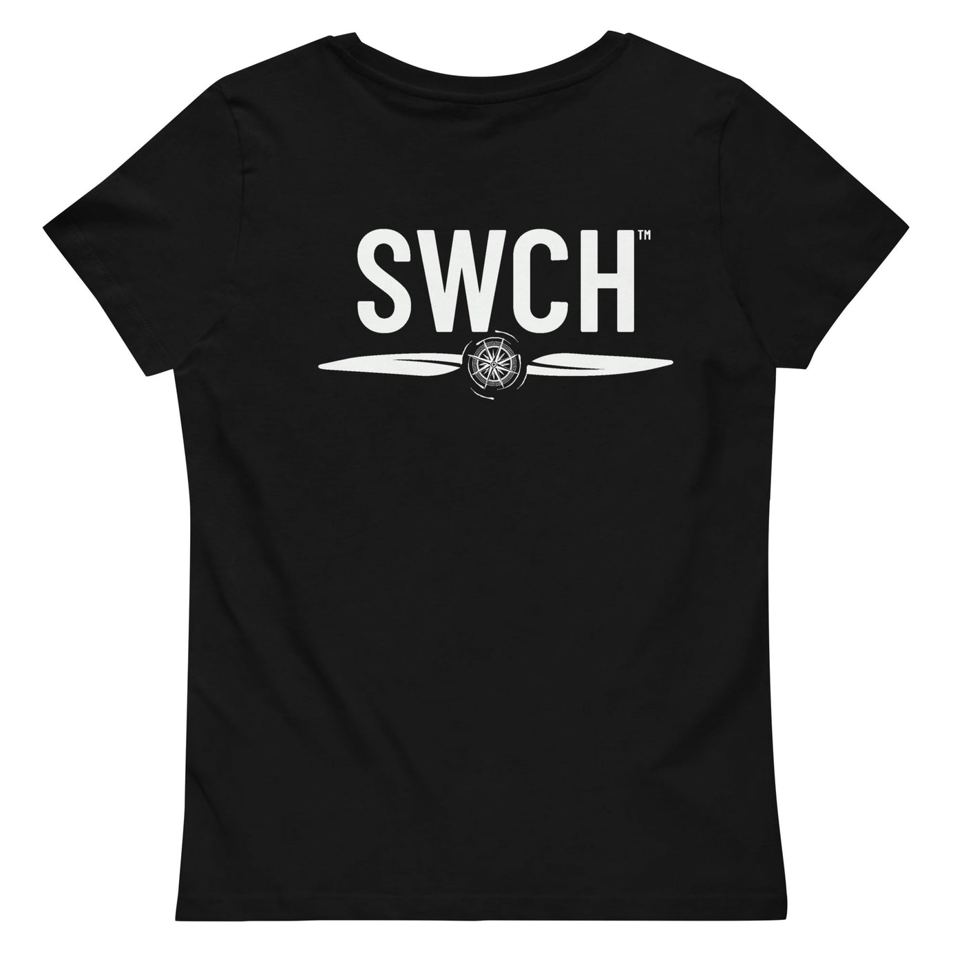 Get trendy with Women's fitted eco tee- PILOT -  available at SWCH Store. Grab yours for £30 today!
