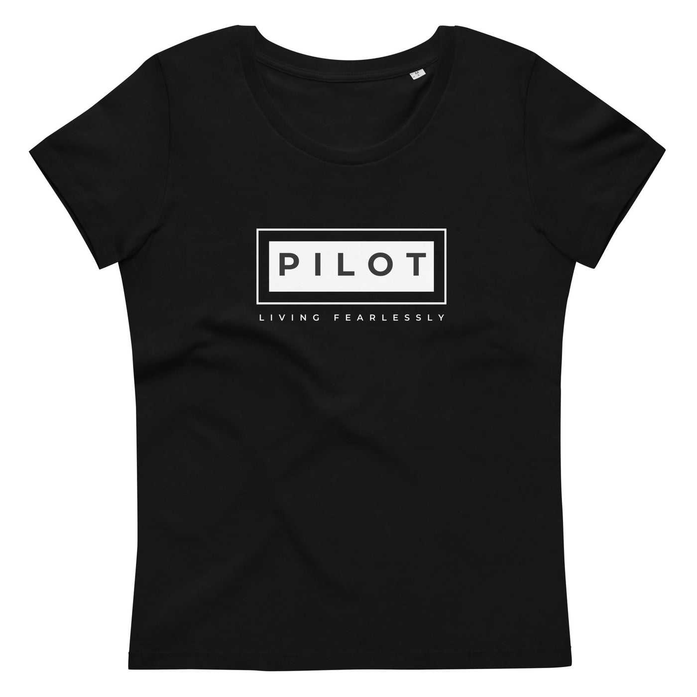 Get trendy with Women's fitted eco tee- PILOT -  available at SWCH Store. Grab yours for £30 today!